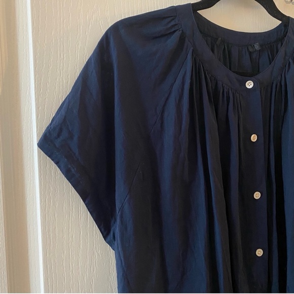 JENNI KAYNE Willow Blouse in Dark Blue - XL - Picture 6 of 13